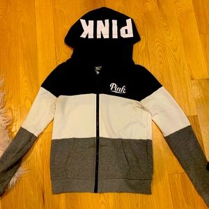 PINK zip up hoodie